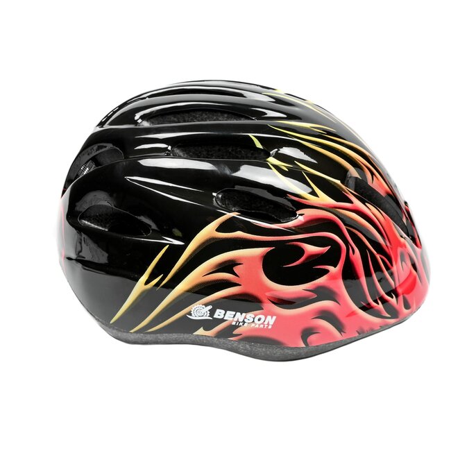 Benson Stoere fietshelm voor jongens - maat S - verstelbaar - ventilatiegaten - 48-52 cm