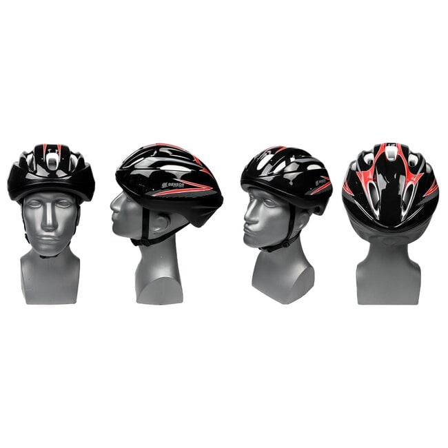 Benson Fietshelm volwassenen - maat S - verstelbaar - ventilatiegaten - 53-55 cm