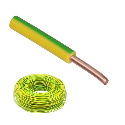 BLS VD Draad - 2.5 mm² - Geel / Groen - Lengte 100 meter BLS VD Draad - 2.5 mm² - Geel / Groen - Lengte 100 meter