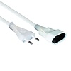 VB Extend Euro Verlengsnoer - Verlengkabel met Platte Stekker - 2 meter - 2 x 0.75 mm² - Wit VB Extend Euro Verlengsnoer - Verlengkabel met Platte Stekker - 2 meter - 2 x 0.75 mm² - Wit