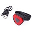 Benson USB-oplaadbare LED fietslamp - regenwaterdicht - rood - 3 lichtstanden - 3 knipperstanden