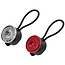 Benson Ronde LED fietslamp set - 3 lichtstanden - 2-delig - 30 x 24 x 30 mm