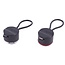 Benson Ronde LED fietslamp set - 3 lichtstanden - 2-delig - 30 x 24 x 30 mm