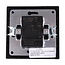Benson Wandcontactdoos - Schakelaar - Inbouw - Matzwart - 81 x 81 mm
