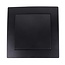 Benson Wandcontactdoos - Schakelaar - Inbouw - Matzwart - 81 x 81 mm