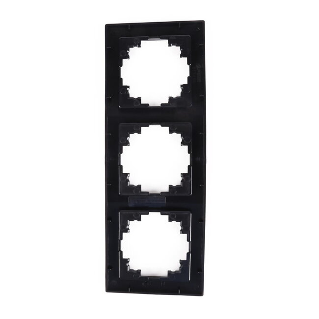 Benson 3-voudig afdekraam - zwart - 223 x 81 x 10 mm - stijlvol en functioneel