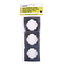 Benson 3-voudig afdekraam - zwart - 223 x 81 x 10 mm - stijlvol en functioneel