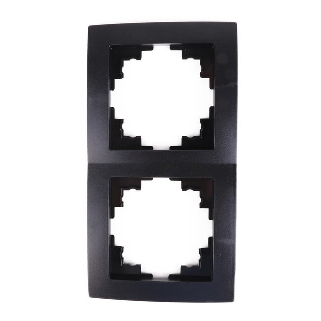 Benson Stijlvol afdekraam - 2-voudig - zwart - compact formaat - 152 x 81 x 10 mm