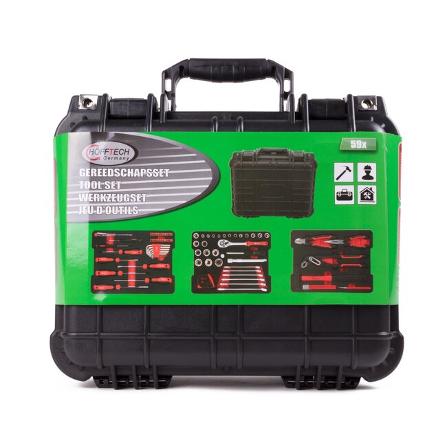 Hofftech Krachtige accu boormachine - 20V - 2 snelheden - LED-lamp - 1.3 Ah batterij