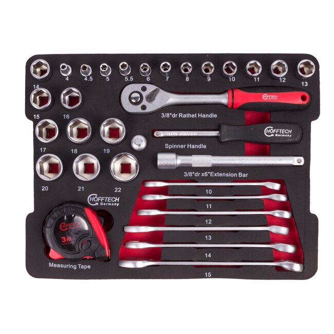 Hofftech Krachtige accu boormachine - 20V - 2 snelheden - LED-lamp - 1.3 Ah batterij