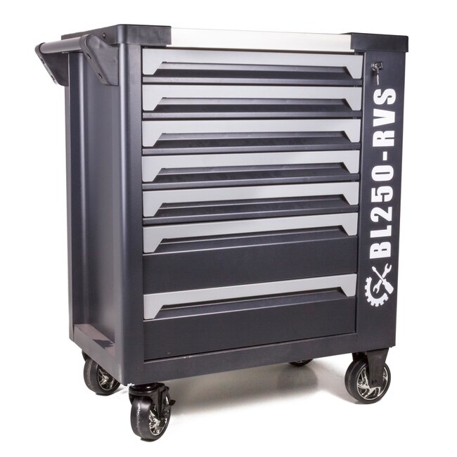 Benson Gereedschapstrolley - 7 laden - 250-delig - mobiel en duurzaam
