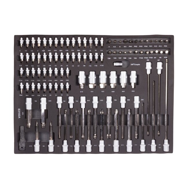 Benson Gereedschapstrolley - 7 laden - 250-delig - mobiel en duurzaam