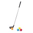 Benson Speelgoed golfset - chipper - 4 ballen - 68 cm - kleurrijk - binnen en buiten