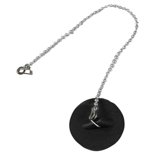 Benson Gootsteendop met ketting - Ø 52 mm - 25 cm - duurzaam - eenvoudig te installeren