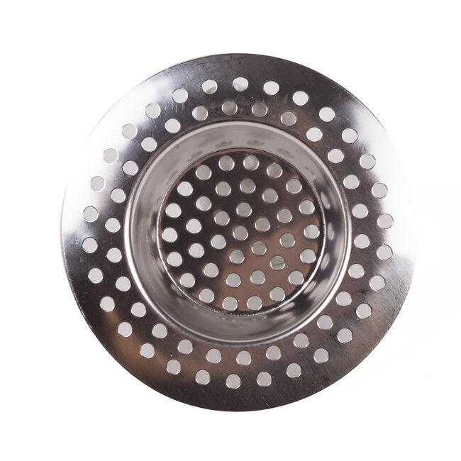 Benson Roestvrijstalen gootsteenzeef - Ø 45-60 mm - Voorkomt verstoppingen - Eenvoudig te reinigen