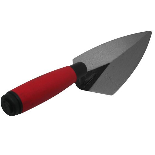 Benson Troffel - Gehard Staal - 150 mm - Soft Grip - Rood Benson Troffel - Gehard Staal - 150 mm - Soft Grip - Rood
