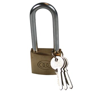 Benson Hangslot - Gehard Staal - Inclusief 3 Sleutels - 50 mm - Hoge Beugel