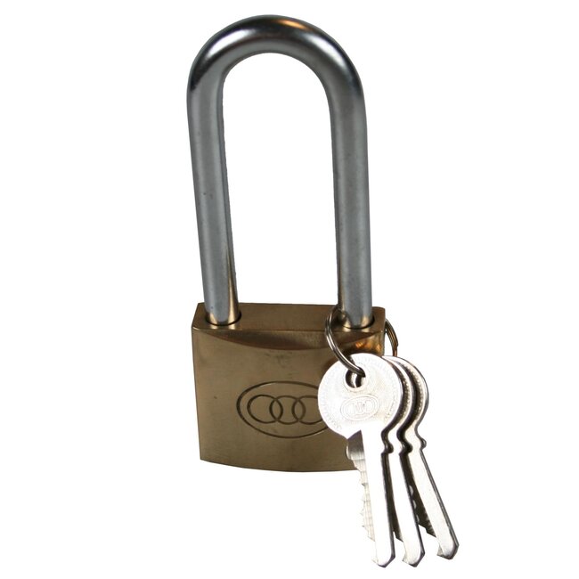 Benson Hangslot - Gehard Staal - Inclusief 3 Sleutels - 50 mm - Hoge Beugel