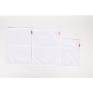 Benson Herbruikbare groente- en fruitzakjes - polyester - set van 3 - 30x25 cm en 40x30 cm