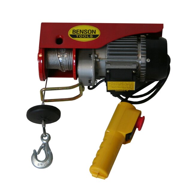 Benson Elektrische hijsinrichting - 12 meter kabel - 530 watt - maximaal 250 kilo
