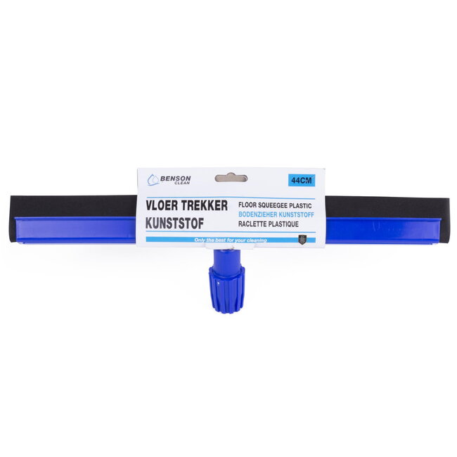 Benson Vloertrekker - Kunststof - Schuimrubberen Strip - 44 cm - Exclusief Steel