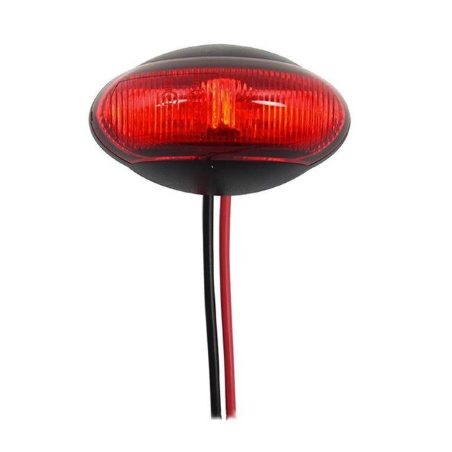 Pro Plus Markeringslamp - Contourverlichting - 60 x 34 mm - 10 t/m 30 Volt - LED - Rood