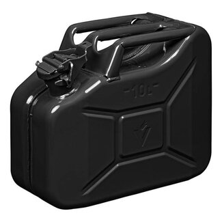 Pro Plus Jerrycan 10 liter - Metaal - Zwart - UN- en TÜV/GS Gekeurd