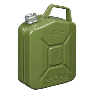 ProPlus Jerrycan 5 liter - Metaal - Groen - met Magnetische Schroefdop - UN- en TÜV/GS Gekeurd