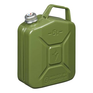 ProPlus Jerrycan 5L - metaal - groen - magnetische schroefdop - UN- en TÜV/GS-gekeurd