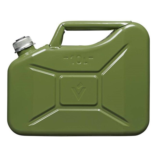 ProPlus Jerrycan 10L - Metaal - Groen - Magnetische Schroefdop - UN & TÜV/GS-gekeurd