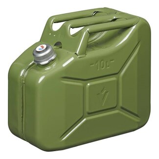 ProPlus Jerrycan 10L - Metaal - Groen - Magnetische Schroefdop - UN & TÜV/GS-gekeurd
