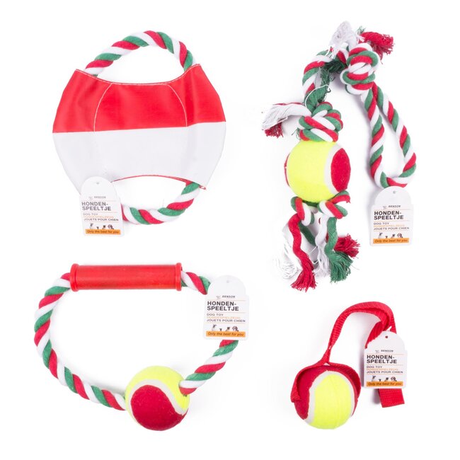 Benson Speelgoed voor honden - Touw - Mix van modellen - Duurzaam en sterk