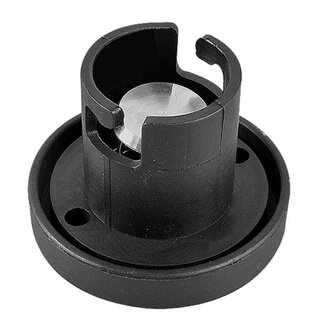 ProPlus LPG stofdop - kort - zwart - 45 mm - robuust kunststof/aluminium