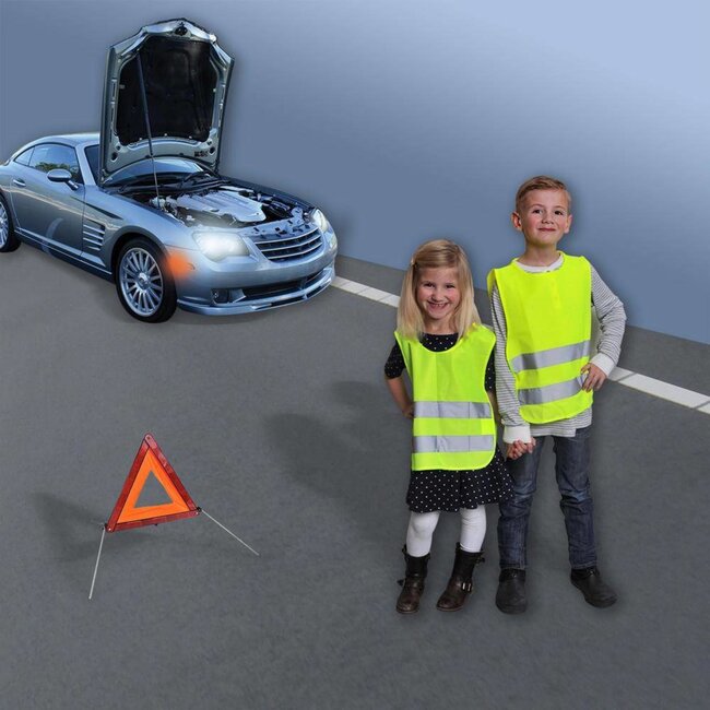 ProPlus Reflecterend veiligheidsvest voor kinderen - geel - maat S
