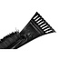 Benson IJskrabber met borstel - softgrip handvat - 45 cm - 4 kleuren assorti