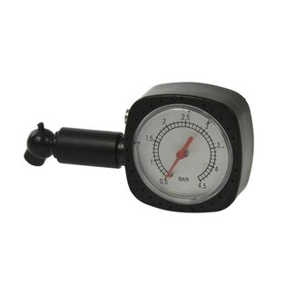 ProPlus Compacte analoge bandenspanningsmeter - nauwkeurig - meetbereik 0,5-4,5 bar - slagvast kunststof