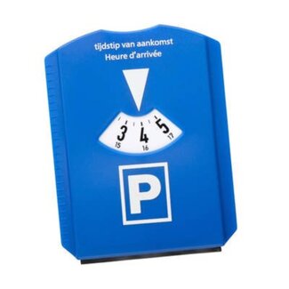 Pro Plus Parkeerschijf NL/D/F/GB met IJskrabber & Winkelwagenmuntjes