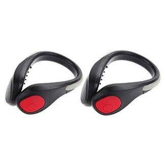 Pro Plus LED - Schoenclip LED - Rood - 2 stuks