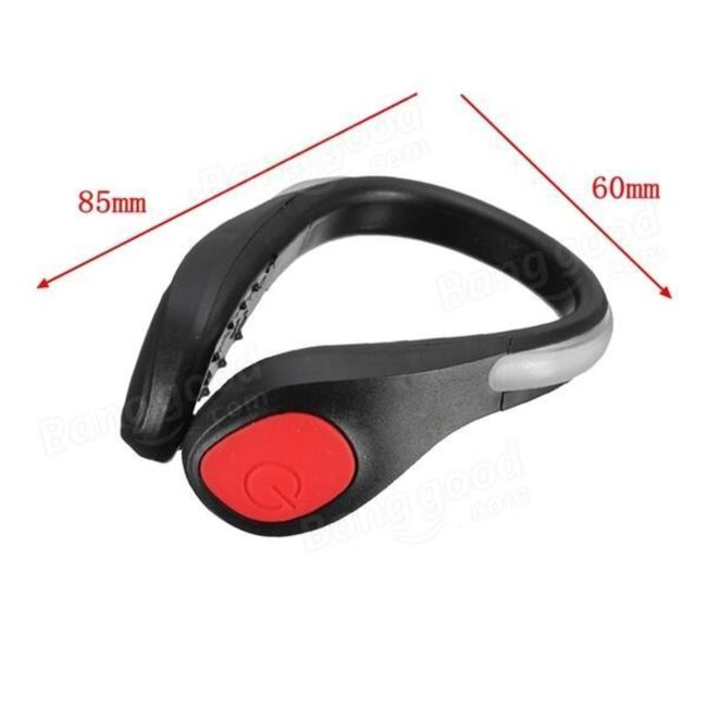 ProPlus LED schoenclip - rood - 2 stuks - verhoogde zichtbaarheid - weersbestendig