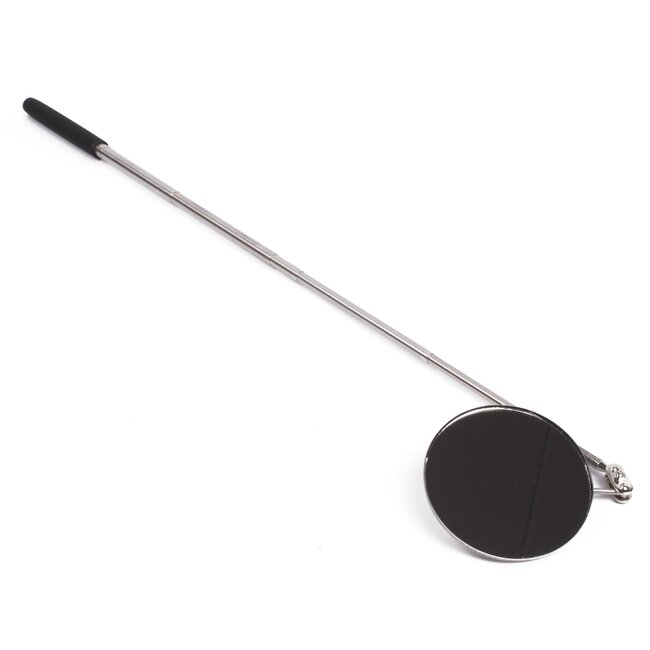 Benson Telescopische inspectiespiegel - Ø 85 mm - Dubbel kogelgewricht - Antislip handvat - Zilver