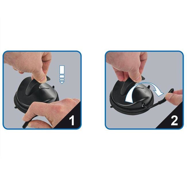 ProPlus Zuignapbevestiging - Schroefloos - Ø 12 cm - Max. 15 kg - Sterke Vacuümkracht