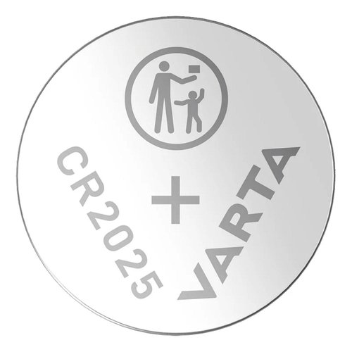 Varta Knoopcelbatterij - Lithium - CR2025 - 3 Volt - 165 mAh Varta Knoopcelbatterij - Lithium - CR2025 - 3 Volt - 165 mAh