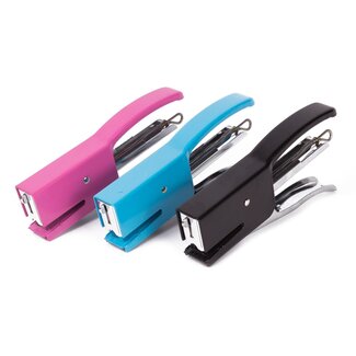 Benson Niettang - keerbare matrijs - dubbele nietjesgeleiding - 400 nietjes - 3 kleuren