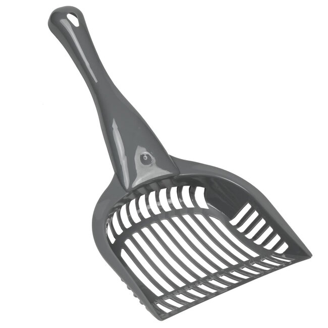 Benson Handige kattenbakschep - duurzaam polypropyleen - 27 x 13,5 cm - grijs