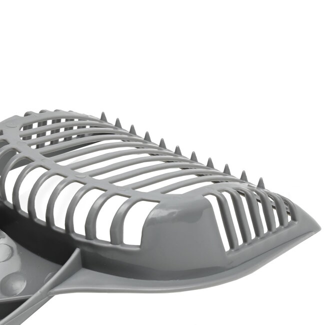 Benson Handige kattenbakschep - duurzaam polypropyleen - 27 x 13,5 cm - grijs