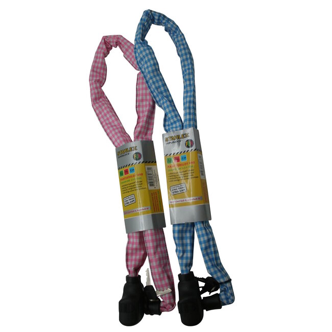 Benson Kettingslot - 5.5 x 1200 mm - Ruitpatroon - Kleurenmix - Gehard Staal