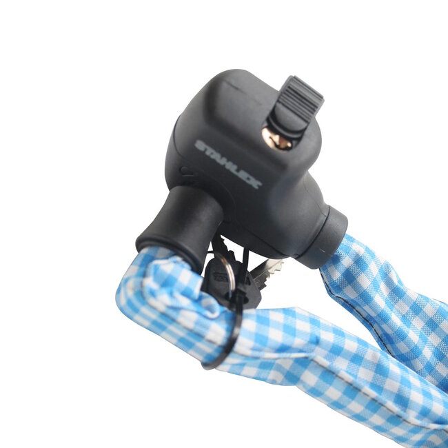 Benson Kettingslot - 5.5 x 1200 mm - Ruitpatroon - Kleurenmix - Gehard Staal