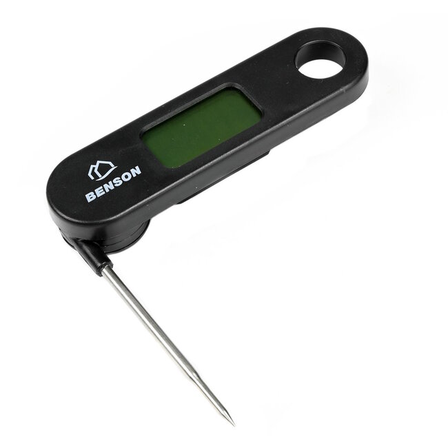 Benson Inklapbare digitale keukenthermometer - Magnetische achterkant - Bereik -40 tot 200°C