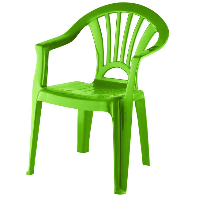 Benson Kleurrijke kinderstoel - kunststof - 51 cm - met armleuningen