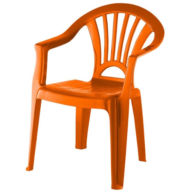 Benson Kleurrijke kinderstoel - kunststof - 51 cm - met armleuningen